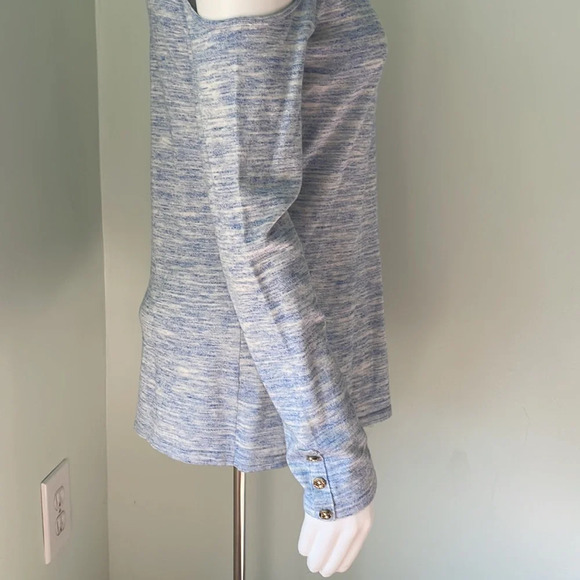 Lilly Pulitzer Lyon Cold Shoulder Sweater In Lapis Blue Size Medium - Picture 7 of 10